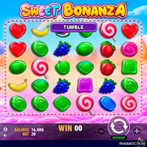 MonsterWin - Sweet Bonanza Slot - Kaskādes un multiplicētāji līdz 100x