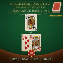 MonsterWin - Blackjack - Pamata stratēģija pret dīleri